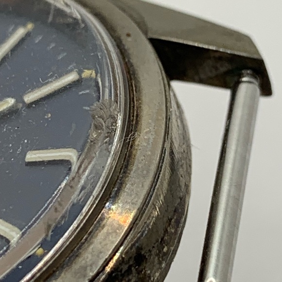 Caravelle Vintage Blue Dial Wind Watch - Picture 7 of 15